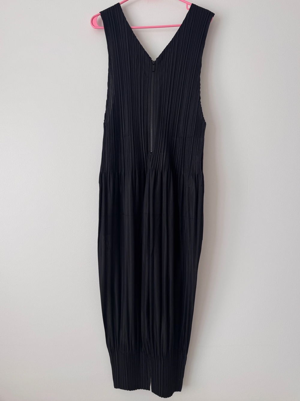 Pleats Please Issey Miyake Pleated Jumpsuit Size 3 Black